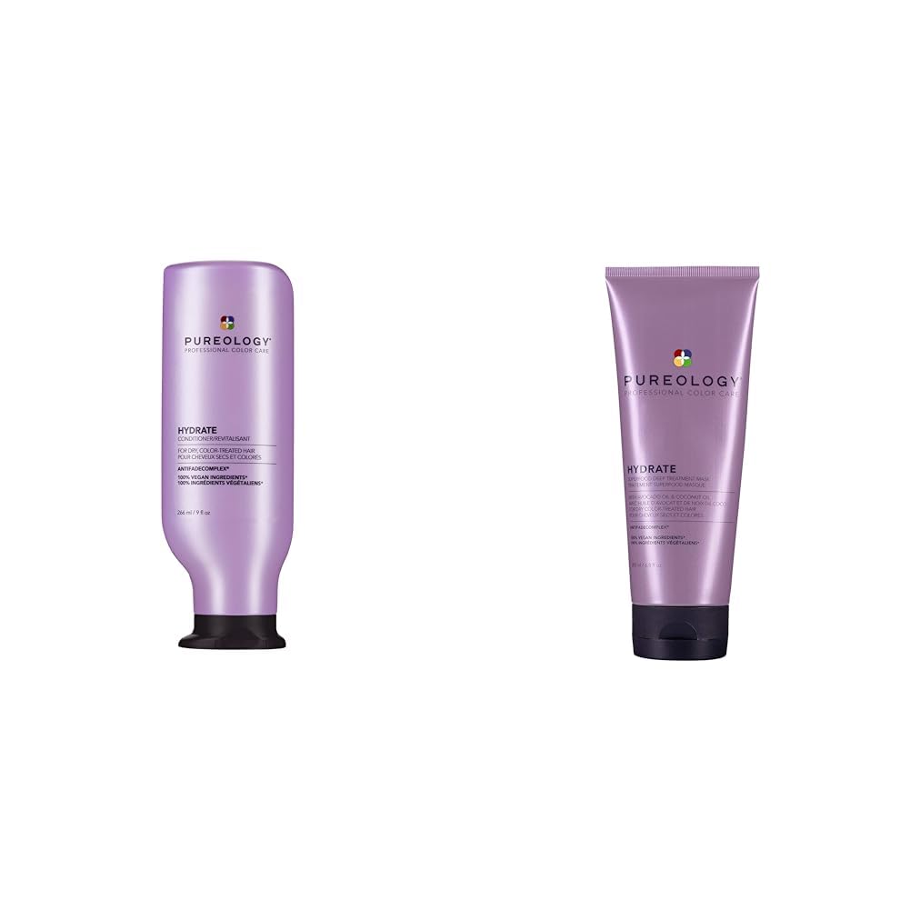Pureology Hydrate Conditioner 266ml + Pureology Hydrate Superfood Hair Mask 200ml