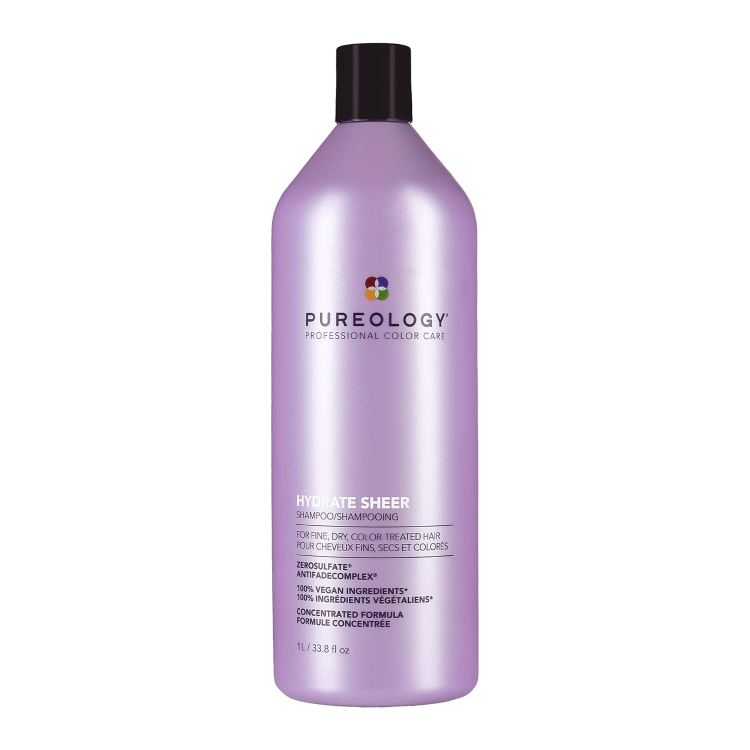 Pureology Hydrate Sheer Nourishing Conditioner, For Fine, Colored & Dry Hair, Infused with Wheat Protein, Vitamin E & Eucalyptus Leaf Extract, Vegan & Sulfate-Free Formula
