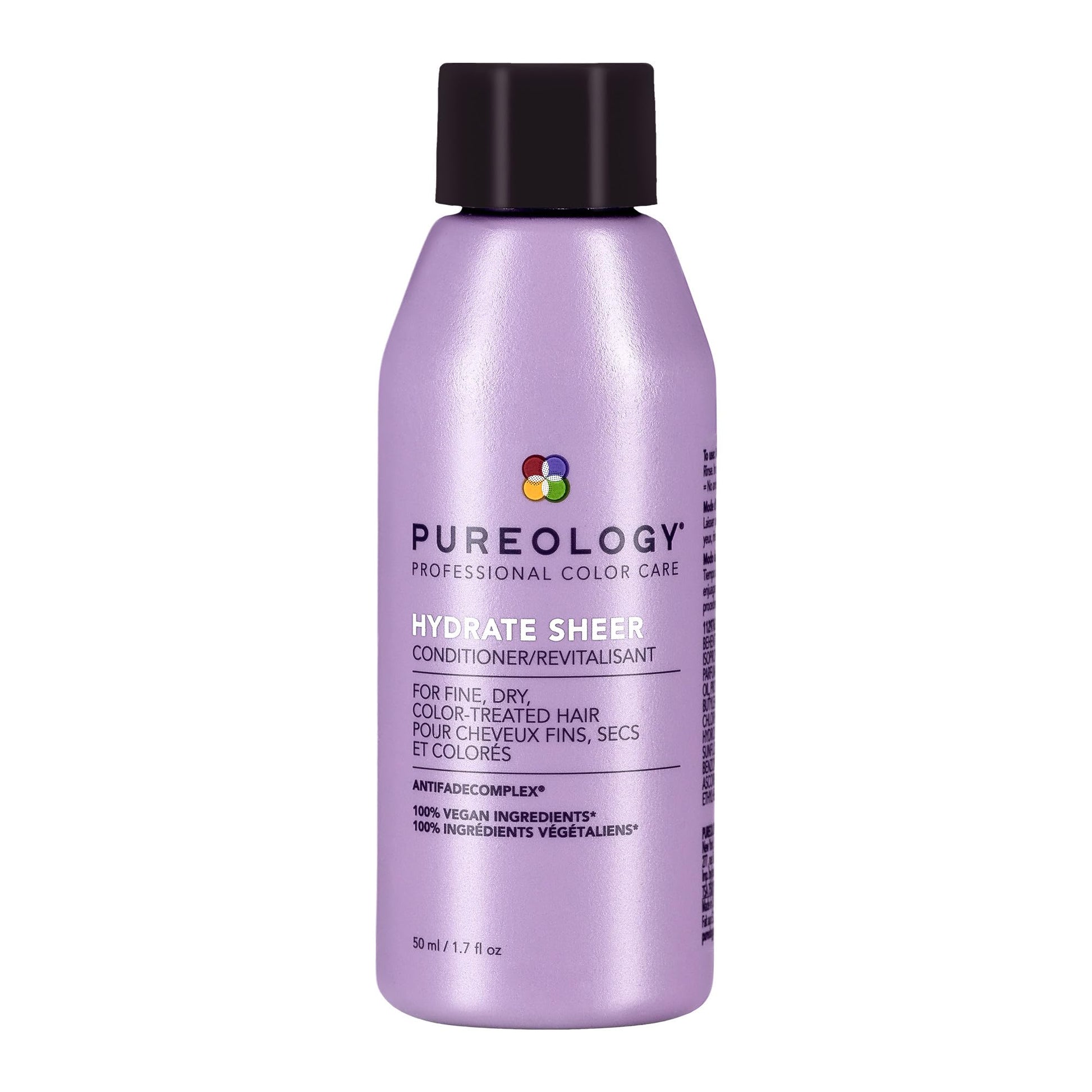 Pureology Hydrate Sheer Nourishing Conditioner, For Fine, Colored & Dry Hair, Infused with Wheat Protein, Vitamin E & Eucalyptus Leaf Extract, Vegan & Sulfate-Free Formula