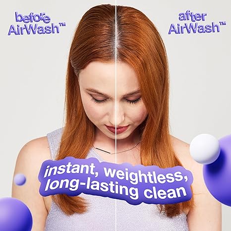 AirWash™ Dry Shampoo, Non-Aerosol, Balances Scalp & Controls Excess Oil Production