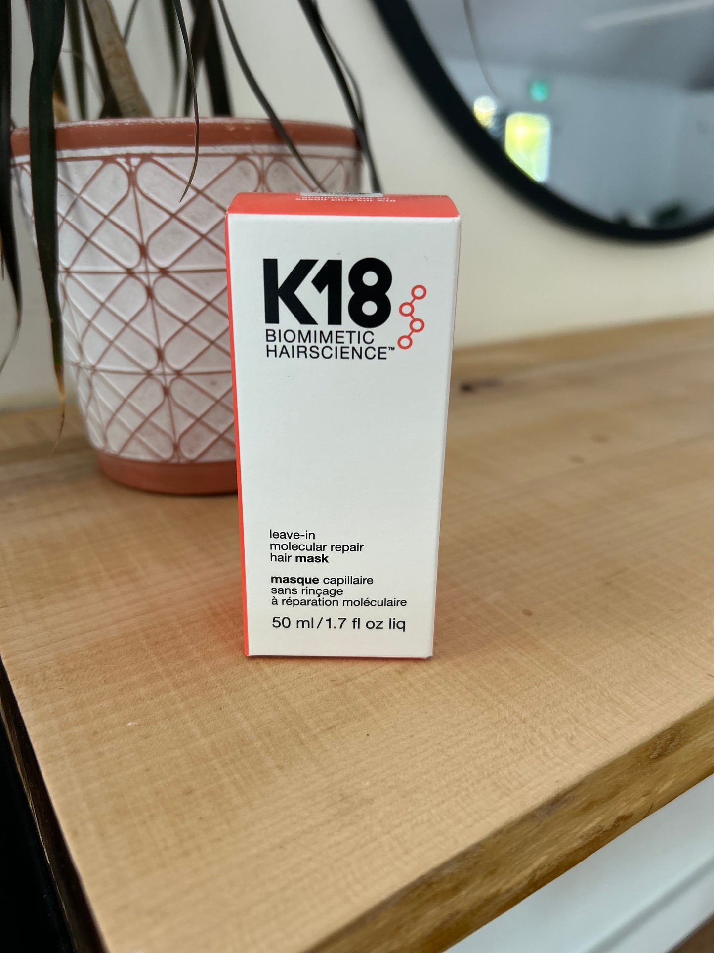 K18 Leave-In Molecular Hair Mask, Repairs Dry or Damaged Hair, Reverse Hair Damage from Bleach, Color, Chemical Services & Heat