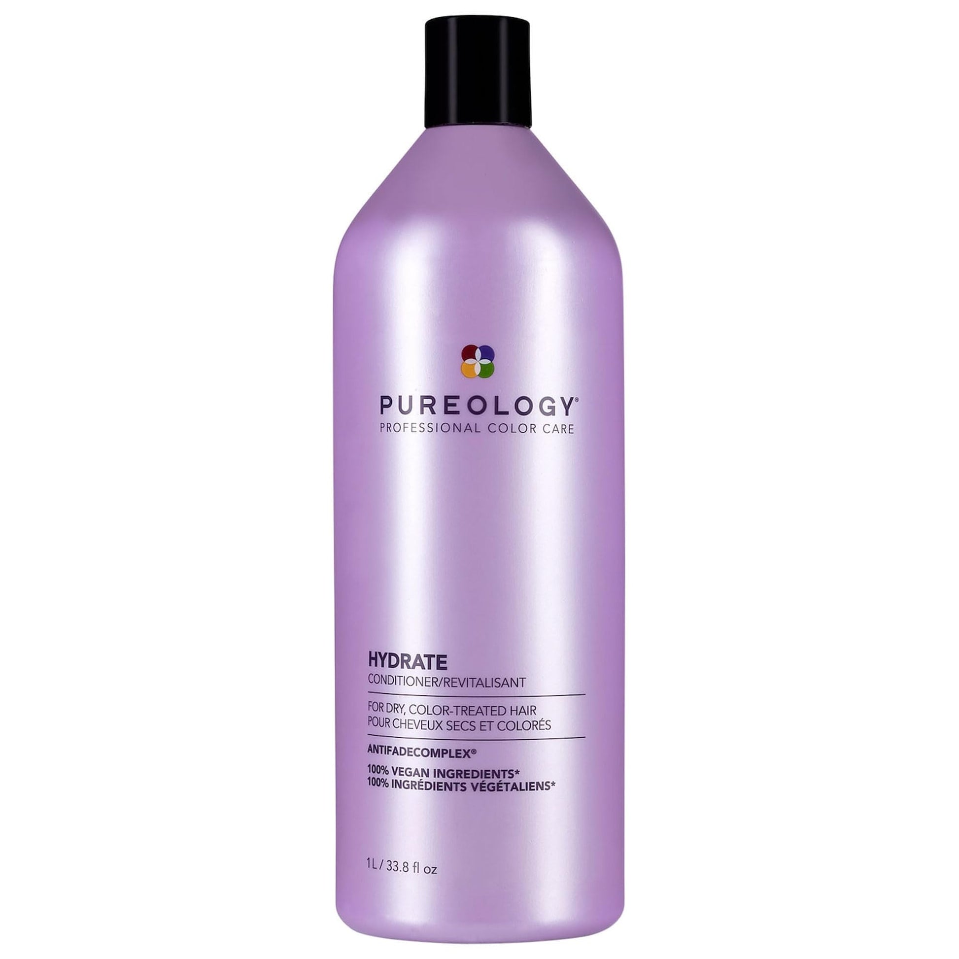 Pureology Hydrate Moisturizing Conditioner, For Medium to Thick Color-Treated Hair, Adds Shine & Softness, With Green Tea Extract, Vegan & Sulfate-Free Formula